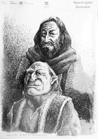 'The King and Owain'
From 'The Dog Hunters'
$NZ150 (approx $US100, £77, €85) 'The King and Owain'
From 'The Dog Hunters'
$NZ150 (approx $US100, £77, €85)